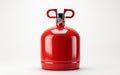 Gas Cylinder 5L on Clear Background -Generative Ai