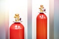 Gas cylinders Royalty Free Stock Photo