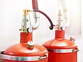 Gas cylinders Royalty Free Stock Photo