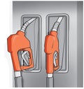 Gas fuel pump illustration