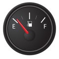 Gas gauge Royalty Free Stock Photo