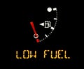 Gas gauge Royalty Free Stock Photo