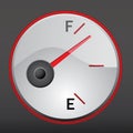 Gas gauge Royalty Free Stock Photo