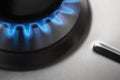 Gas hob cooker Royalty Free Stock Photo