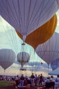 Gas Hot Air Balloon Race Royalty Free Stock Photo