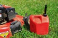 Gas Lawn Mower Royalty Free Stock Photo