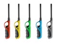 Gas lighters of different colors Royalty Free Stock Photo