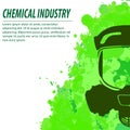 Gas mask and chemical industry