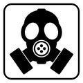 Gas mask icon Royalty Free Stock Photo