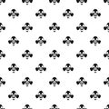 Gas mask pattern, simple style