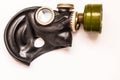 Gas mask on white background Royalty Free Stock Photo
