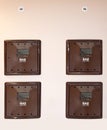 Gas meters Royalty Free Stock Photo