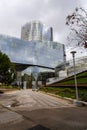 Gas Natural Building, or Mare Nostrum Tower in Barcelona, Spain Royalty Free Stock Photo