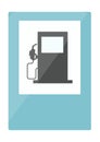 Gas oil station icon vector.