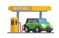 Gas petroleum petrol refill station.