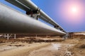 Gas pipeline Royalty Free Stock Photo