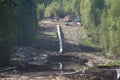 Pipeline construction Royalty Free Stock Photo