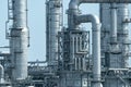 Gas processing factory. landscape Royalty Free Stock Photo