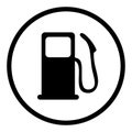 Gas pump icon Royalty Free Stock Photo