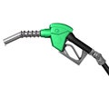 Gas pump nozzle Royalty Free Stock Photo