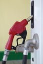 Gas pump nozzles Royalty Free Stock Photo