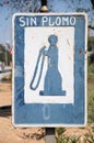 Gas Pump Sign Royalty Free Stock Photo