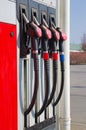 Gas pumps Royalty Free Stock Photo