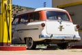 Gas station with car Royalty Free Stock Photo