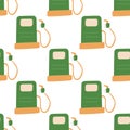 gas station fuel green eco bio icon