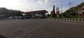 Gas station in gresik city Indonesia place