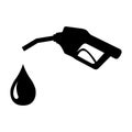 Gas station icon, nozzle isolated logo vector, pump gasoline design, oil power energy symbol Royalty Free Stock Photo