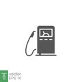 Gas station icon. Petrol pump or Fuel car refueling. Filling Station pictogram Royalty Free Stock Photo