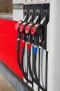 Gas station pumps Royalty Free Stock Photo