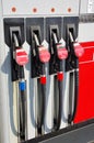 Gas station pumps Royalty Free Stock Photo