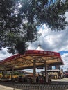 gas station in Wuhan city china