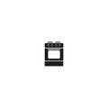 Kitchen stove with oven vector icon
