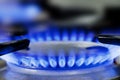 Gas stove burner Royalty Free Stock Photo