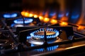 Gas stove precision welldesigned Brazilian burner for versatile cooking applications