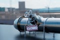 Gas Supplies Through The Gas Pipeline Are Blocked. The Gas Pipe With The Plate Is Closed . 3D Render