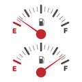 Gas tank indicator icon Royalty Free Stock Photo