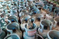 Gas tanks are used