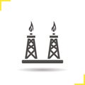 Gas towers icon