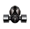 Gas vector mask on white background Royalty Free Stock Photo