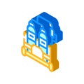 gas welding isometric icon vector illustration Royalty Free Stock Photo