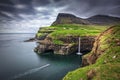 Gasadalur waterfall view