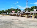 Gasebo Siring sea beach tourism, Kalimantan, Indonesia Royalty Free Stock Photo