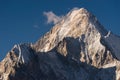 Gasherbrum 4 mountain peak, K2 trek, Karakoram, Pakistan Royalty Free Stock Photo