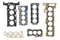 Gaskets for the engine block of car Royalty Free Stock Photo