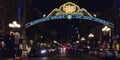 Gaslamp District Archway at Night