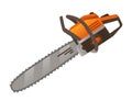 Gasoline chainsaw tool vector illustration isolated on white background Royalty Free Stock Photo